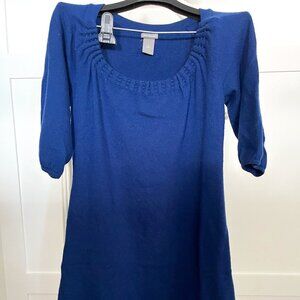 EUC LOFT cobalt blue sweater garment (S)